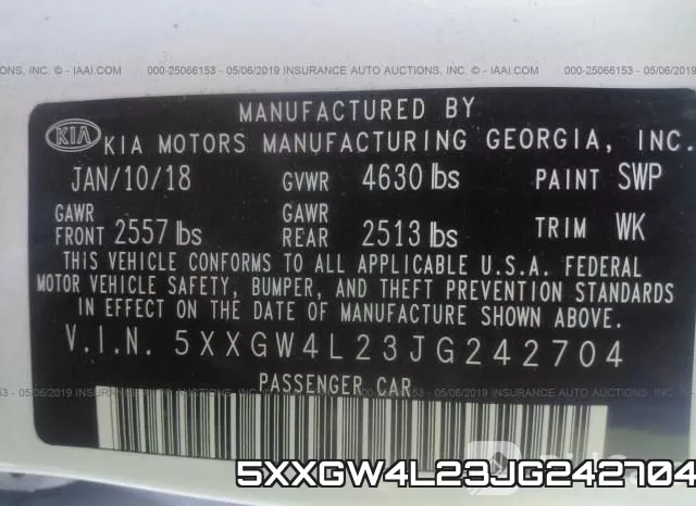 5XXGW4L23JG242704 фото 10