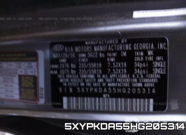 5XYPKDA55HG205314 фото 10