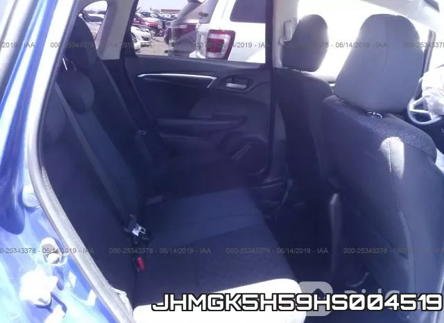 JHMGK5H59HS004519 фото 9