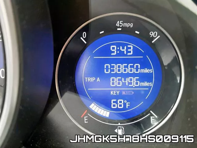 JHMGK5H78HS009115 фото 9