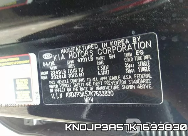 KNDJP3A57K7633830 фото 10