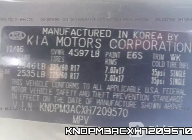 KNDPM3ACXH7209570 фото 10