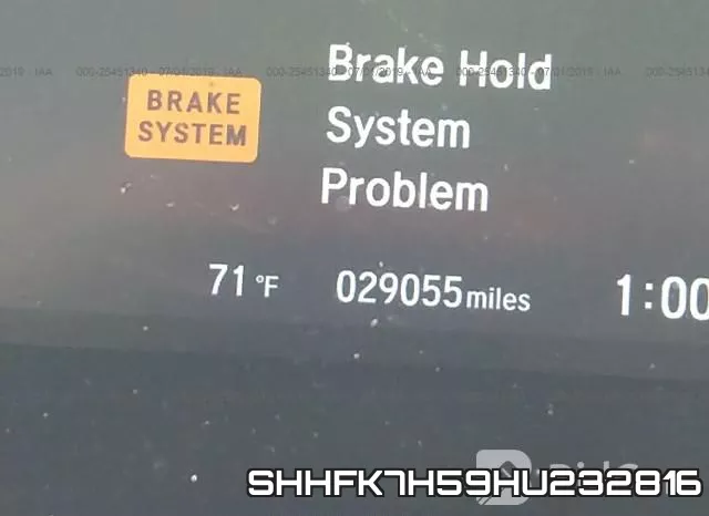 SHHFK7H59HU232816 фото 8