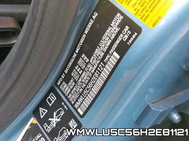 WMWLU5C56H2E81121 фото 2