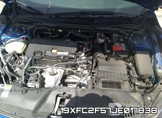 19XFC2F57JE017838 фото 2