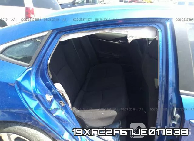 19XFC2F57JE017838 фото 8