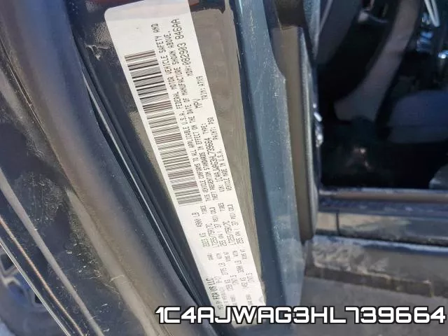 1C4AJWAG3HL739664 фото 2