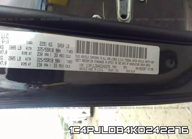 1C4PJLDB4KD242276 фото 10