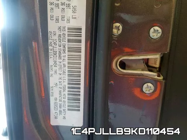 1C4PJLLB9KD110454 фото 2