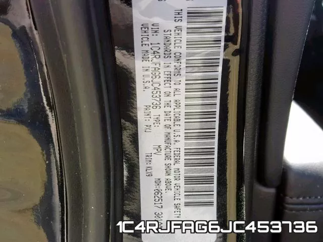 1C4RJFAG6JC453736 фото 2
