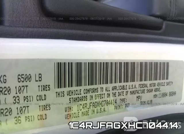 1C4RJFAGXHC704414 фото 10