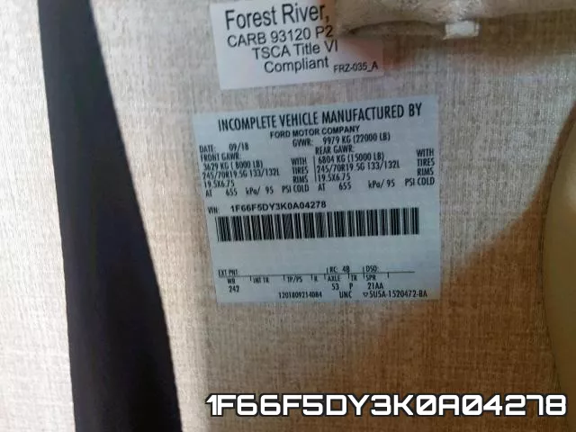 1F66F5DY3K0A04278 фото 2
