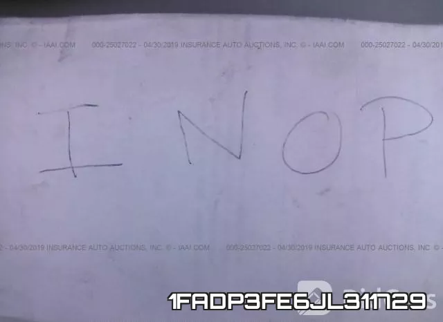 1FADP3FE6JL311729 фото 8