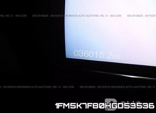 1FM5K7F80HGD53536 фото 8