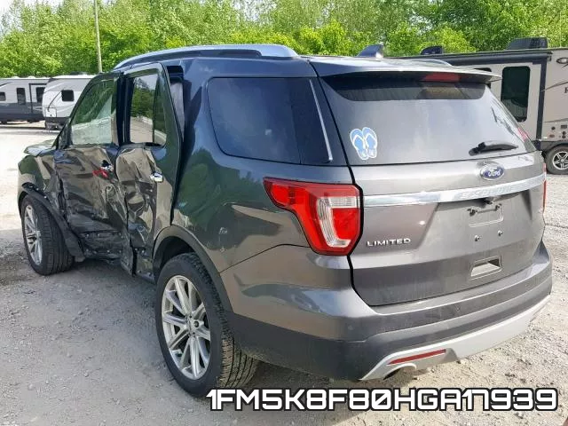1FM5K8F80HGA17939 фото 4