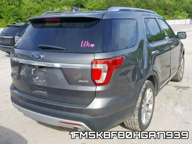 1FM5K8F80HGA17939 фото 5