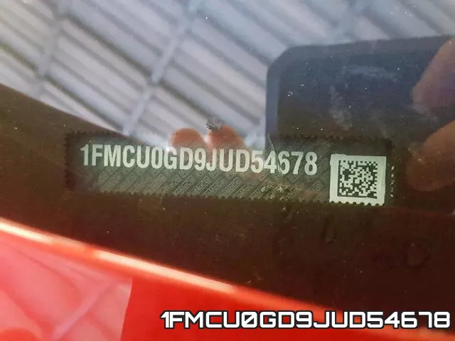 1FMCU0GD9JUD54678 фото 2