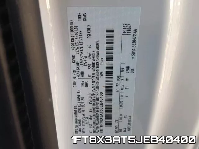 1FT8X3AT5JEB40400 фото 2