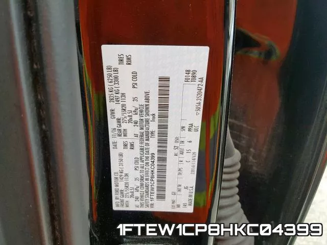 1FTEW1CP8HKC04399 фото 2