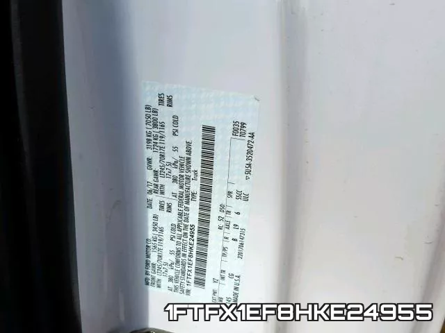 1FTFX1EF8HKE24955 фото 2