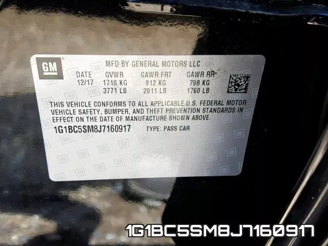 1G1BC5SM8J7160917 фото 2