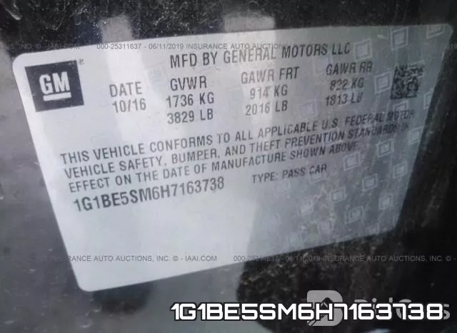 1G1BE5SM6H7163738 фото 10