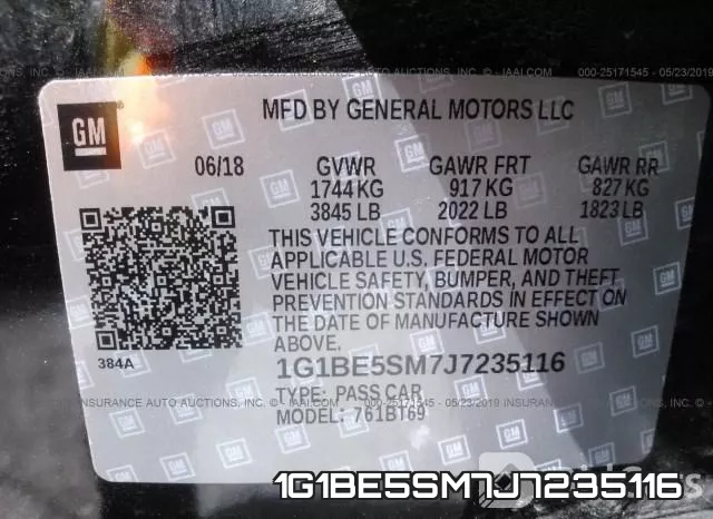 1G1BE5SM7J7235116 фото 10