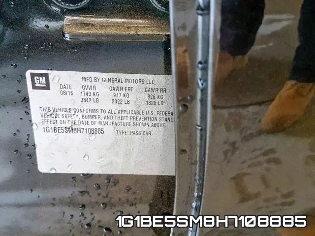 1G1BE5SM8H7108885 фото 2