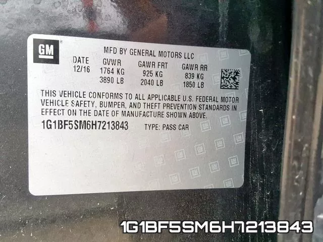 1G1BF5SM6H7213843 фото 2