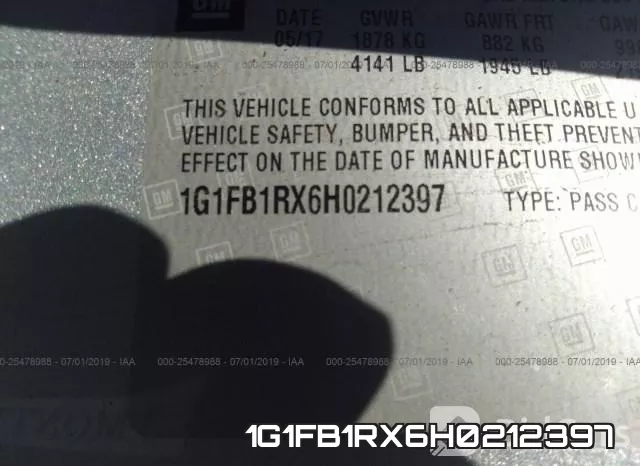 1G1FB1RX6H0212397 фото 10
