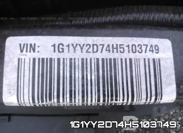 1G1YY2D74H5103749 фото 10