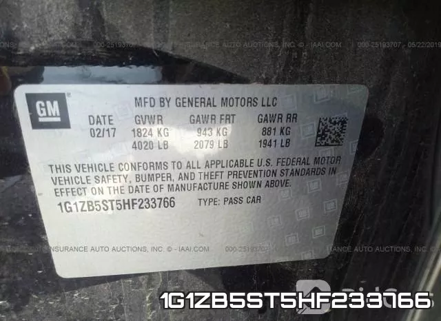 1G1ZB5ST5HF233766 фото 10