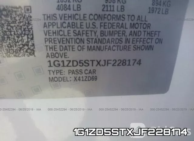 1G1ZD5STXJF228174 фото 10