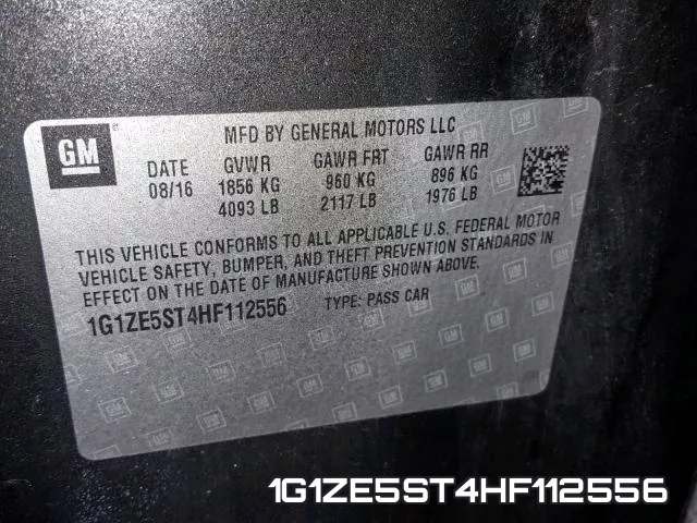 1G1ZE5ST4HF112556 фото 2