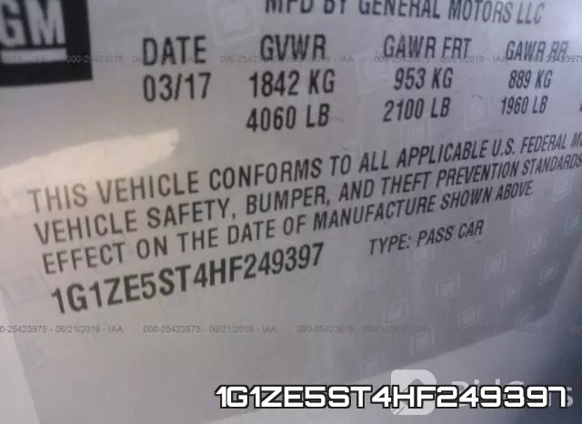 1G1ZE5ST4HF249397 фото 10