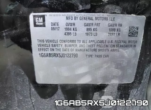 1G6AB5RX5J0122790 фото 10