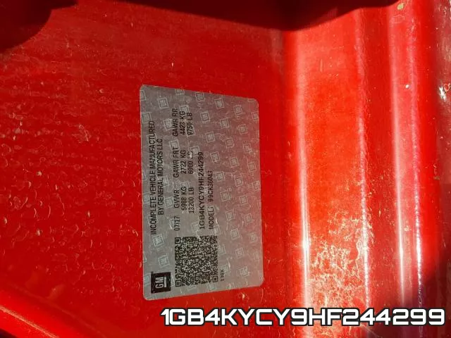 1GB4KYCY9HF244299 фото 2
