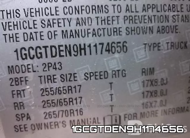 1GCGTDEN9H1174656 фото 10