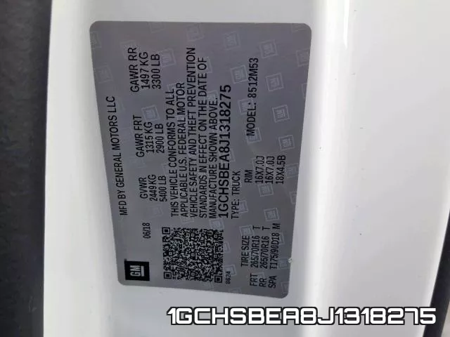 1GCHSBEA8J1318275 фото 2