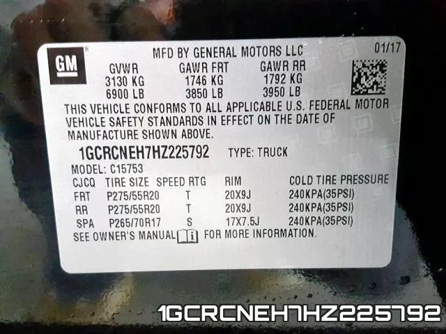 1GCRCNEH7HZ225792 фото 2
