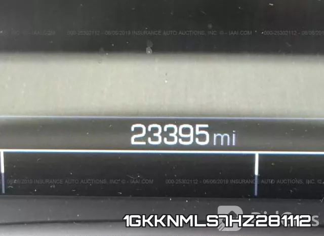 1GKKNMLS7HZ281112 фото 8