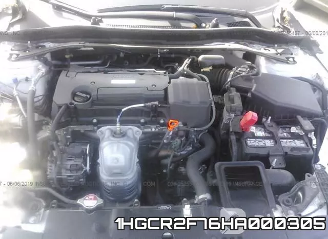 1HGCR2F76HA000305 фото 2