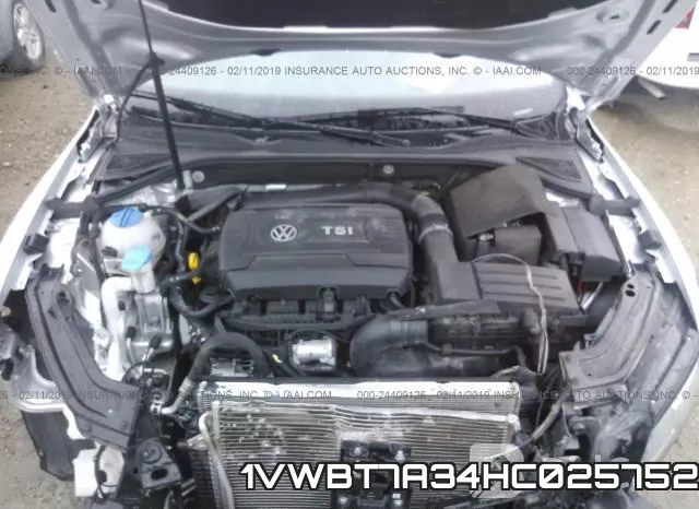 1VWBT7A34HC025752 фото 2