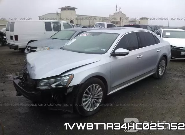 1VWBT7A34HC025752 фото 3