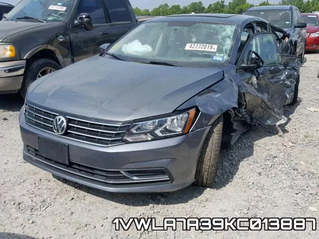 1VWLA7A39KC013887 фото 3