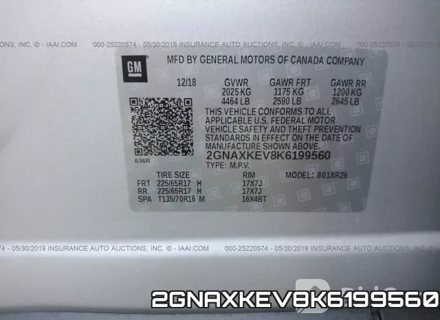 2GNAXKEV8K6199560 фото 10