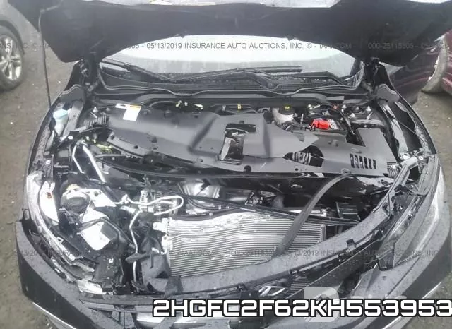 2HGFC2F62KH553953 фото 2