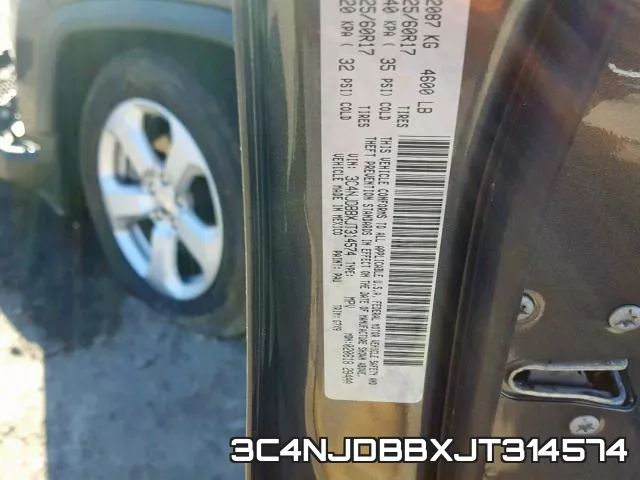 3C4NJDBBXJT314574 фото 2