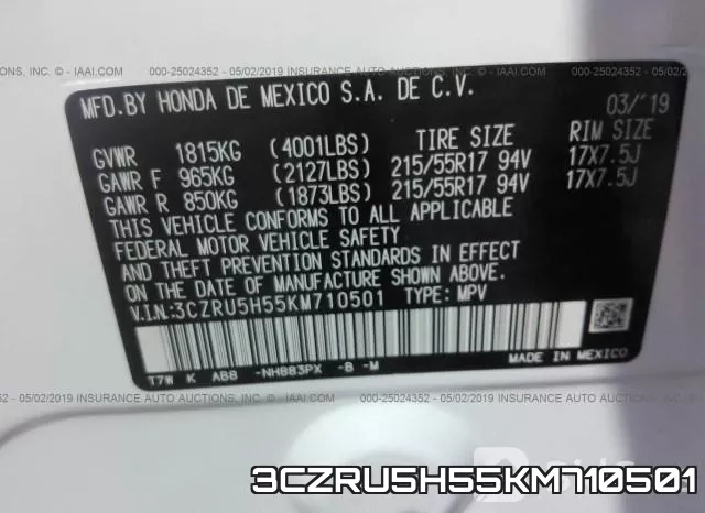 3CZRU5H55KM710501 фото 10
