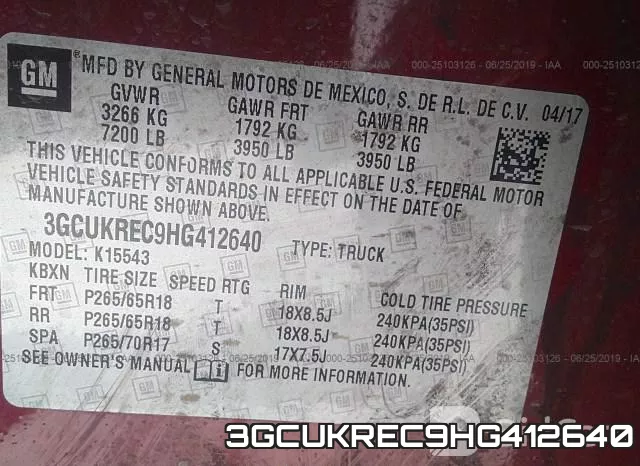 3GCUKREC9HG412640 фото 10